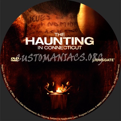 The Haunting in Connecticut dvd label