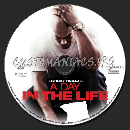 A Day in the Life dvd label