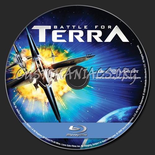 Battle for Terra blu-ray label