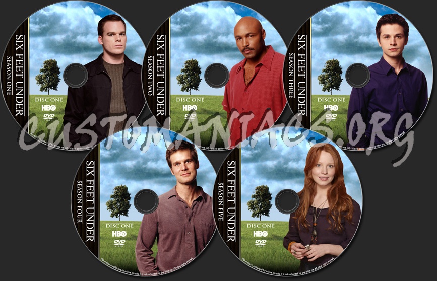 Six Feet Under - TV Collection dvd label