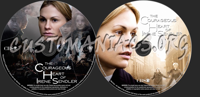 The Courageous Heart of Irena Sendler dvd label
