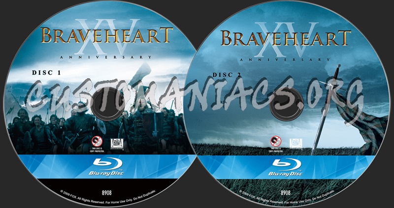 Braveheart blu-ray label