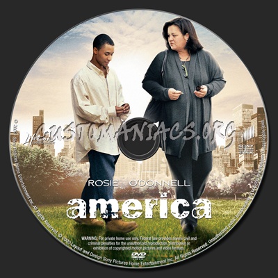 America dvd label
