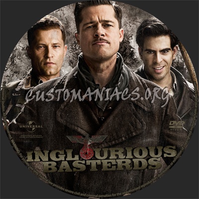 Inglourious Basterds dvd label