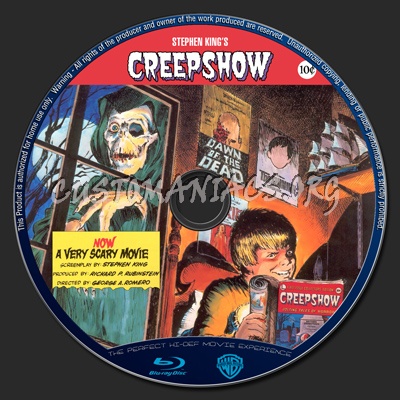 Creepshow blu-ray label