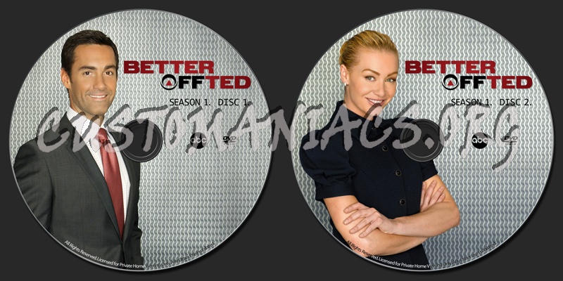 Better Off Ted dvd label