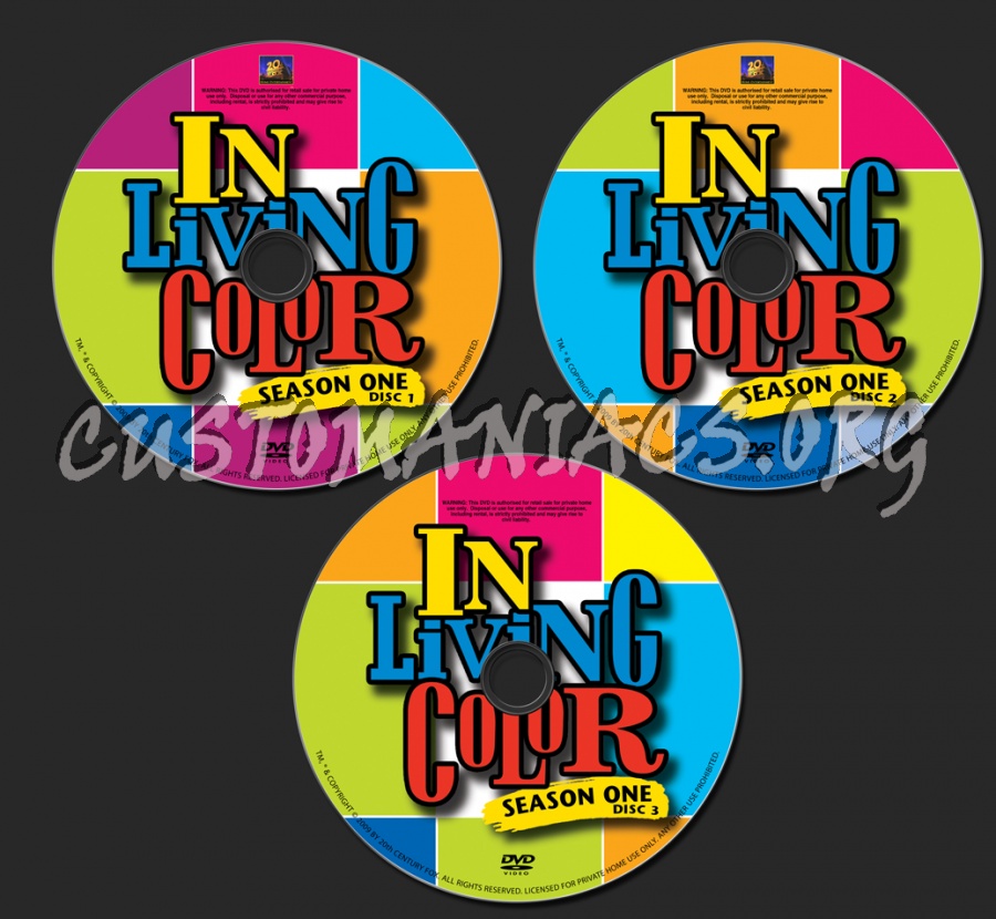 In Living Color Season 1 dvd label
