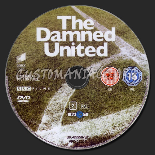 The Damned United dvd label