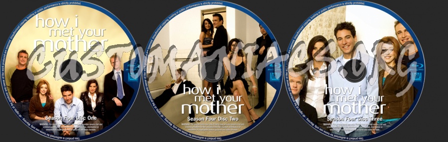 How I met your mother Season 4 blu-ray label