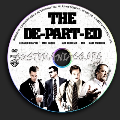 The Departed dvd label