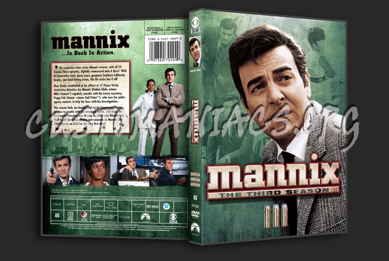Mannix Season 3 dvd cover