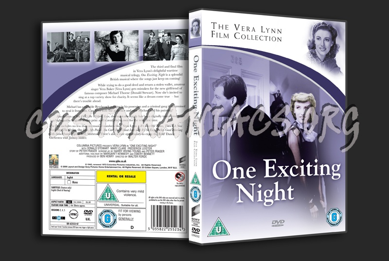 One Exciting Night dvd cover