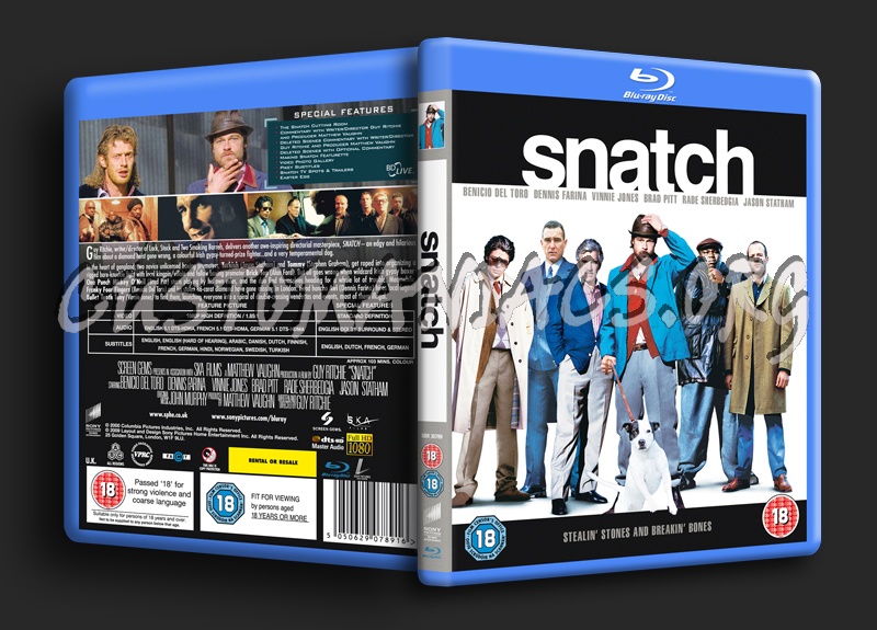 Snatch blu-ray cover