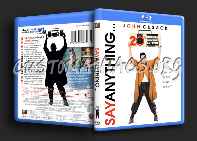 Say Anything blu-ray cover