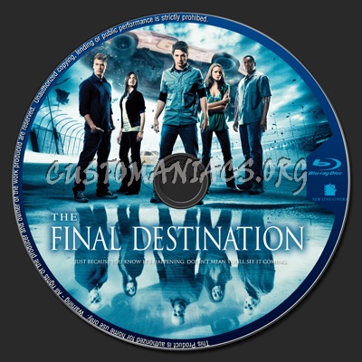 The Final Destination blu-ray label