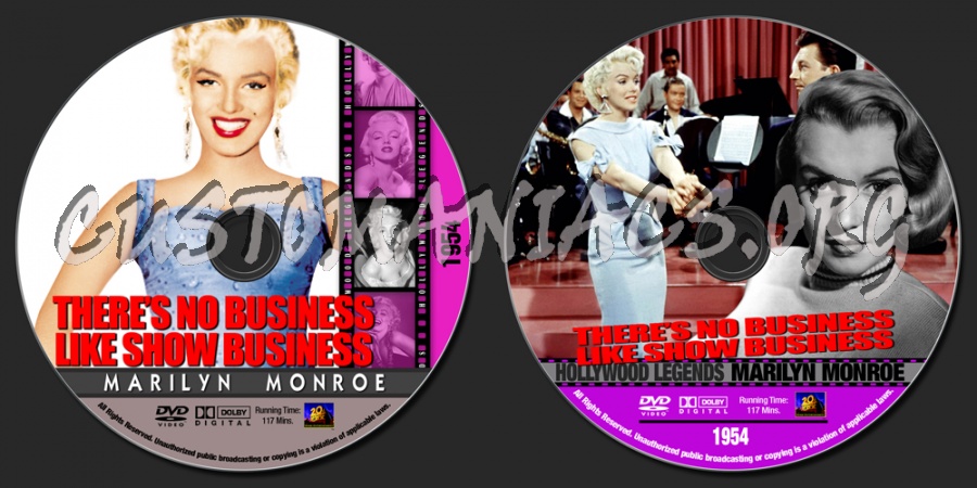 Marilyn Monroe Collection - There's No Business Like Show Business dvd label