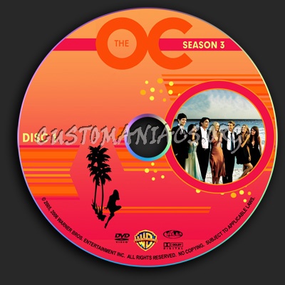 The O.C. - Season 3 dvd label