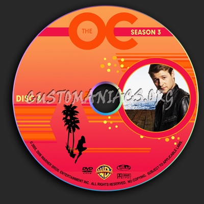 The O.C. - Season 3 dvd label