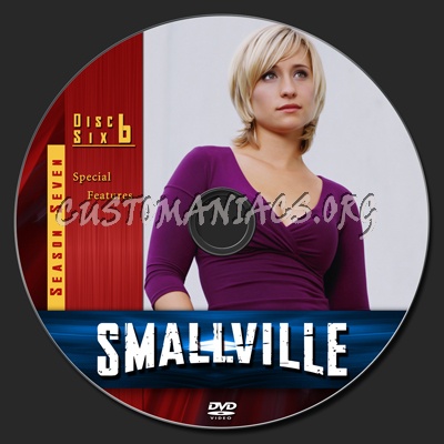 Smallville Season Seven dvd label
