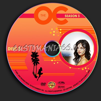 The O.C. - Season 3 dvd label