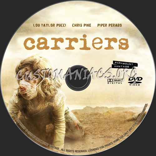 Carriers dvd label