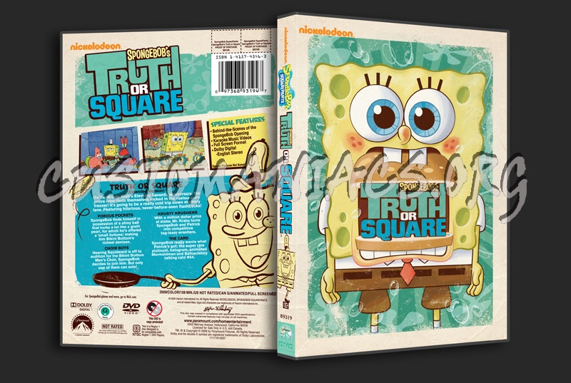 Spongebob's Truth or Square dvd cover