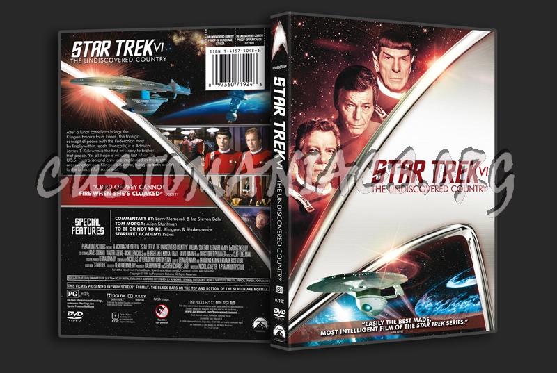 Star Trek VI The Undiscovered Country dvd cover