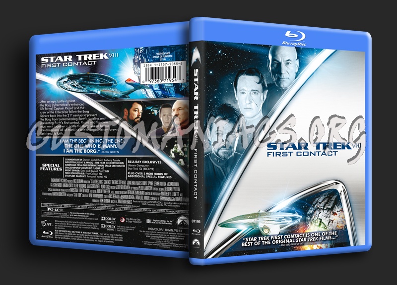 Star Trek VIII First Contact blu-ray cover