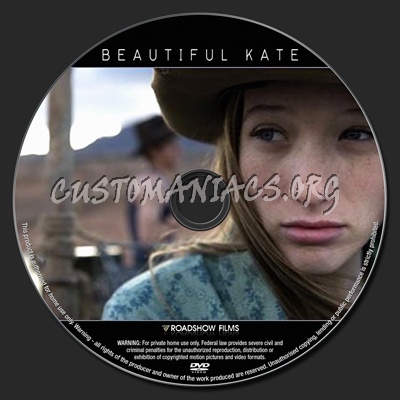 Beautiful Kate dvd label