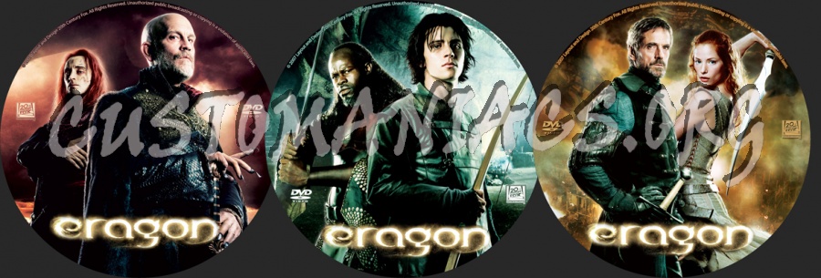 Eragon dvd label