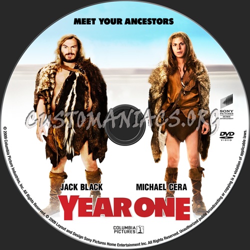 Year One dvd label