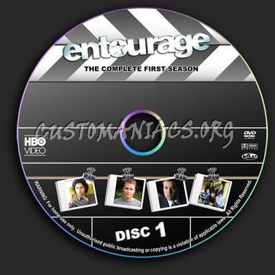 Entourage - Season 1 dvd label