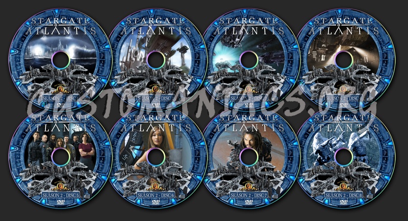 Stargate Atlantis - Season 2 dvd label