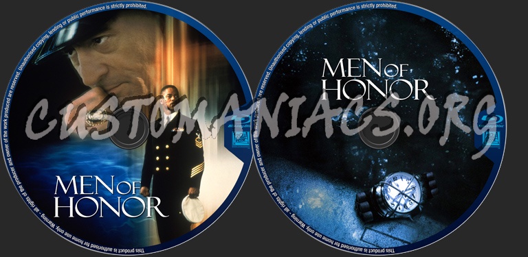 Men Of Honor blu-ray label