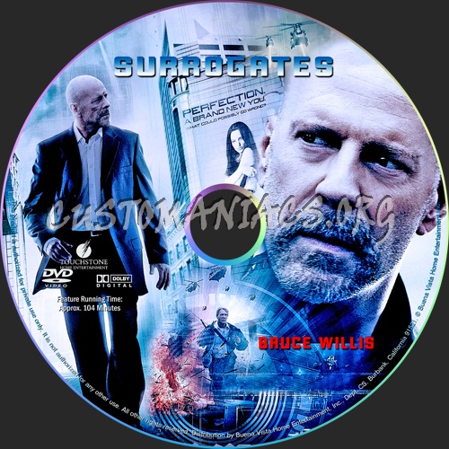 Surrogates dvd label