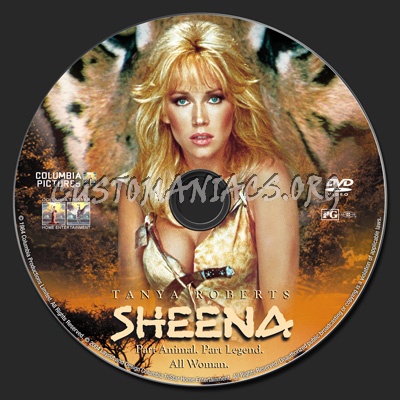 Sheena dvd label