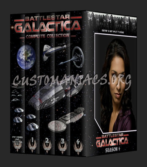 Battlestar Galactica - The Complete Collection dvd cover