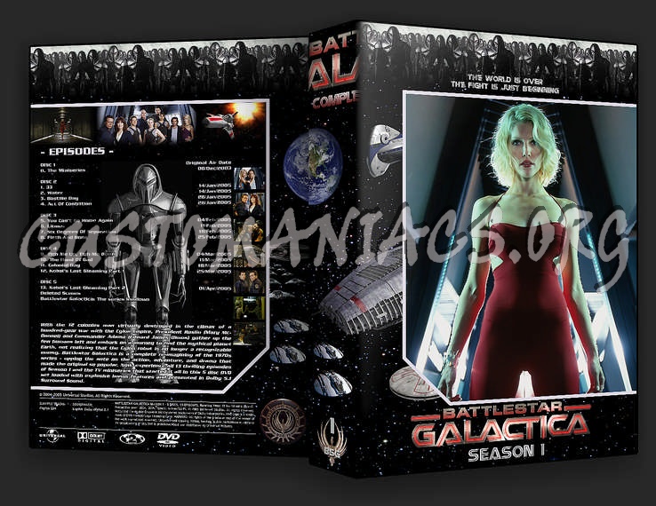 Battlestar Galactica - The Complete Collection dvd cover