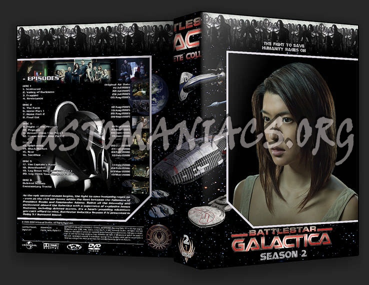 Battlestar Galactica - The Complete Collection dvd cover