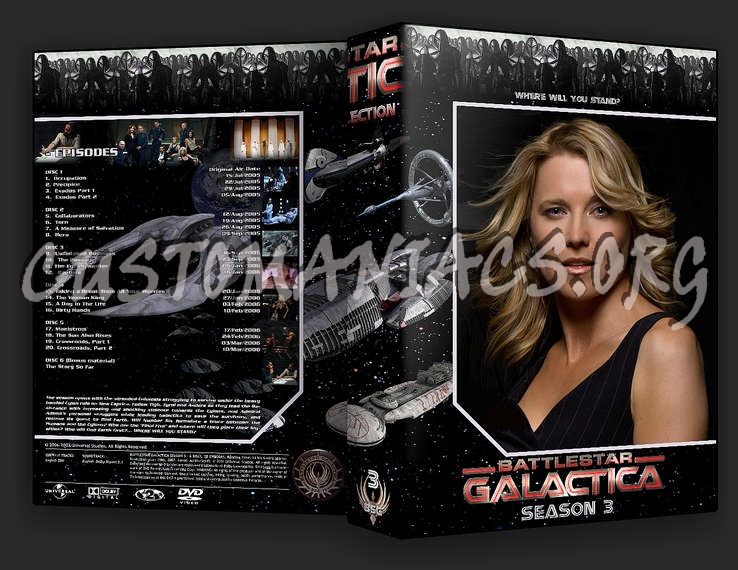 Battlestar Galactica - The Complete Collection dvd cover