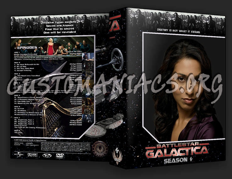 Battlestar Galactica - The Complete Collection dvd cover