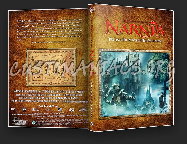 The Chronicles of Narnia: The Lion The Witch and the Wardrobe dvd cover