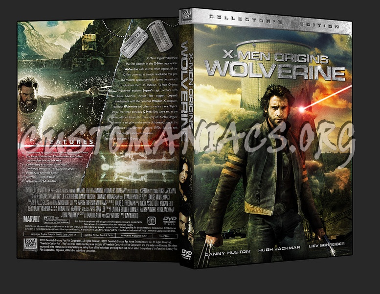 X-Men Origins Wolverine dvd cover