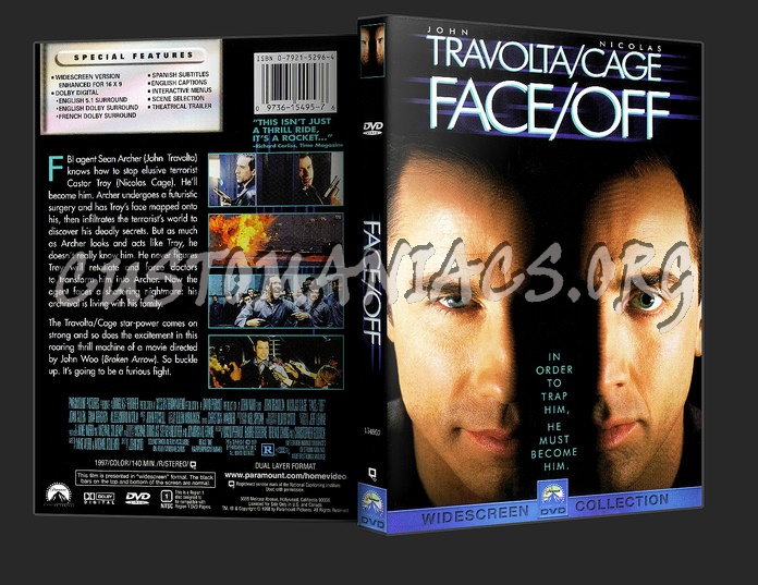 Face Off dvd cover