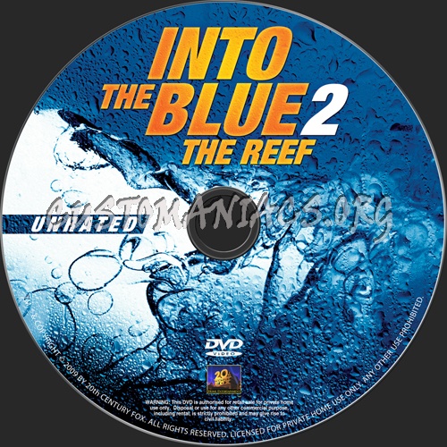 Into The Blue 2 dvd label