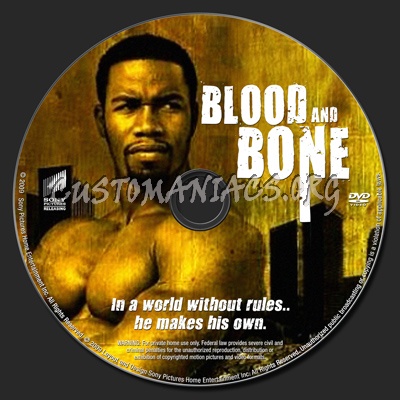 Blood and Bone dvd label