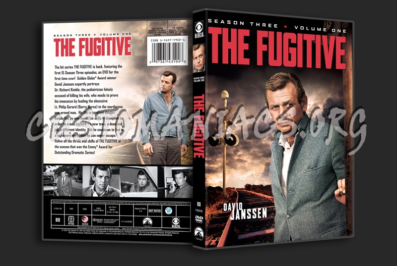 The Fugitive Season 3 Volume 1 dvd cover