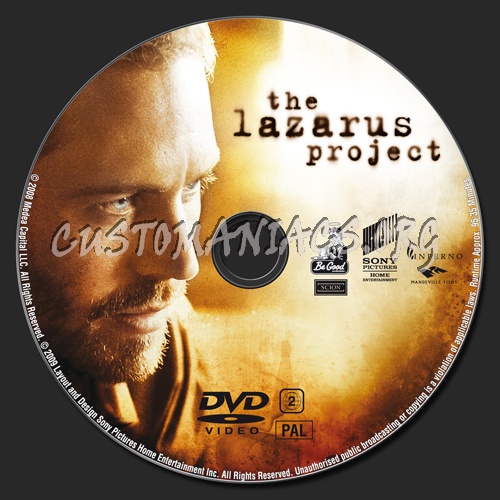 The Lazarus Project dvd label