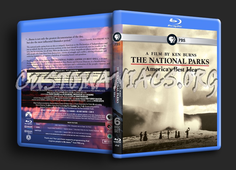 The National Parks America's Best Idea blu-ray cover