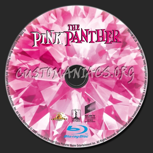 The Pink Panther blu-ray label